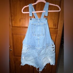 Isabel Maternity by Ingrid & Isabel Light Blue Denim Overalls